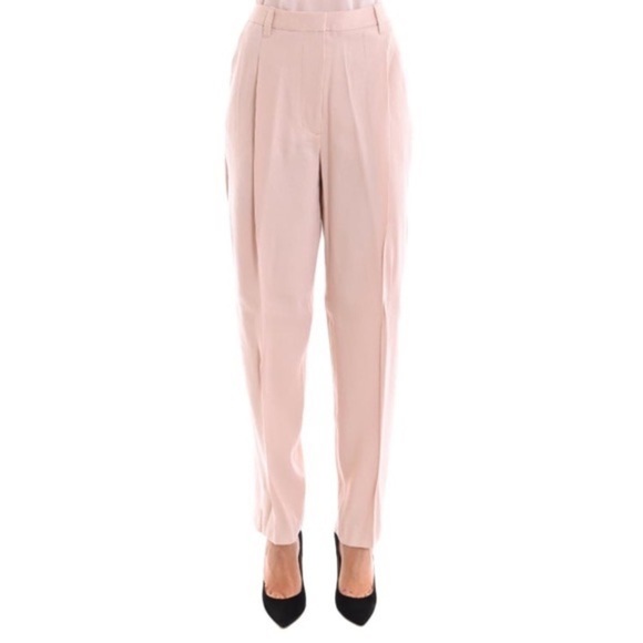 3.1 Phillip Lim Powder Pink Viscose Blend Tailored Crepe Trouser Pants Size 4 - Picture 1 of 11
